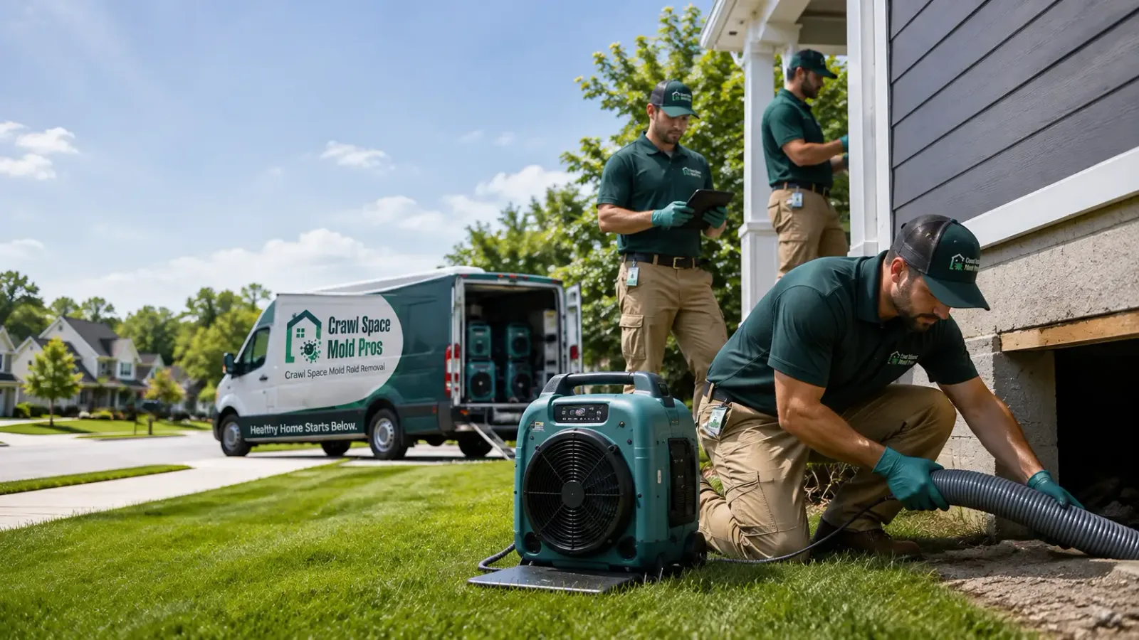 Crawl Space Mold Removal in Hustle, VA